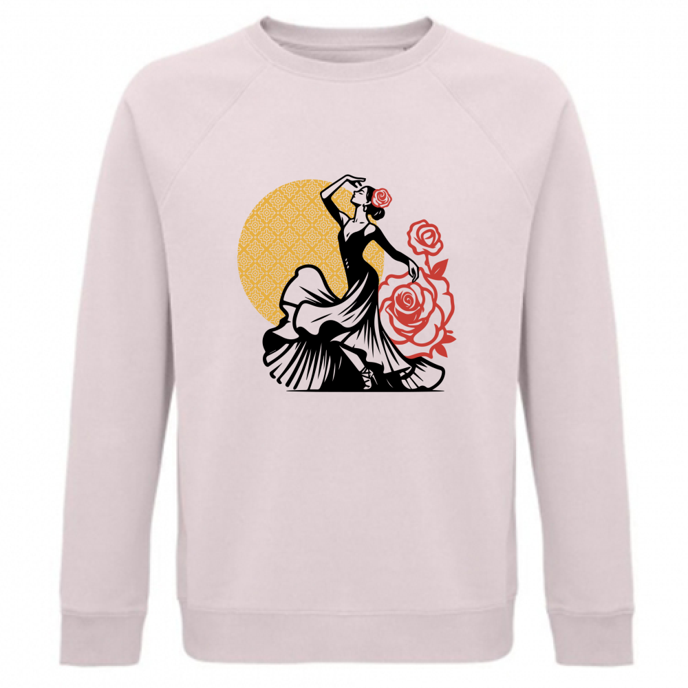 Felpa Unisex Organica Bailaora Flamenca