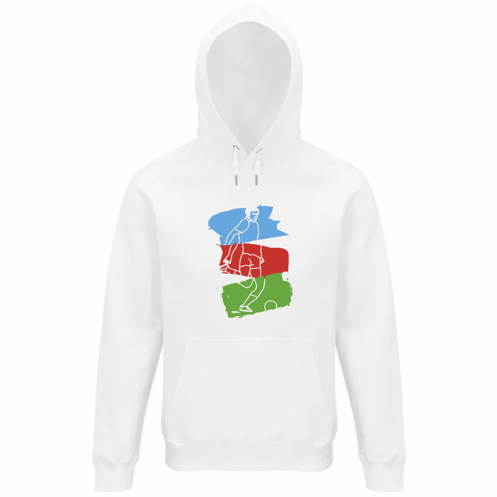 Felpa Organica Cappuccio Total Football