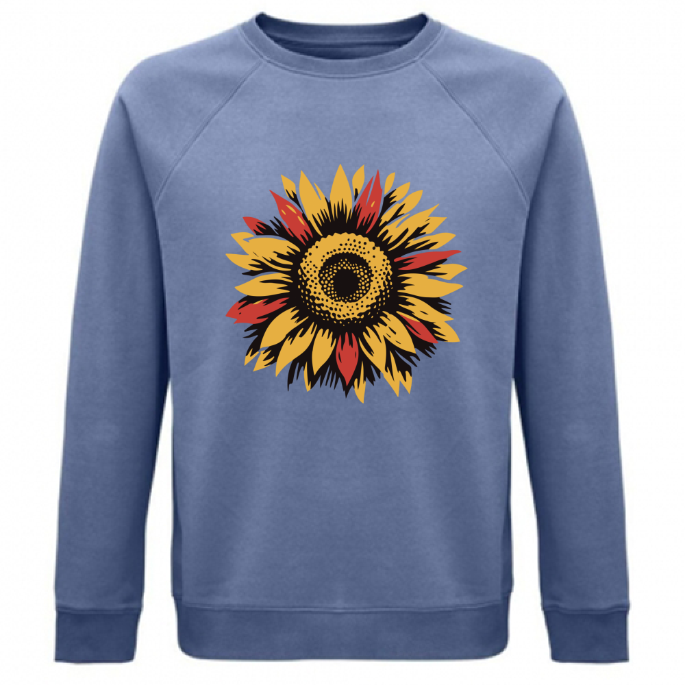Felpa Unisex Organica Sun Flowers