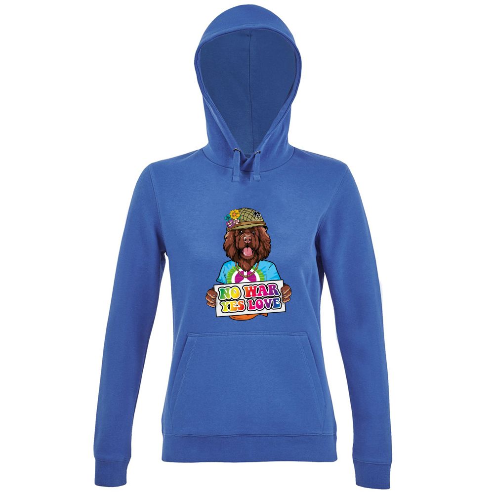 Hoodie Premium Women Blue Line
