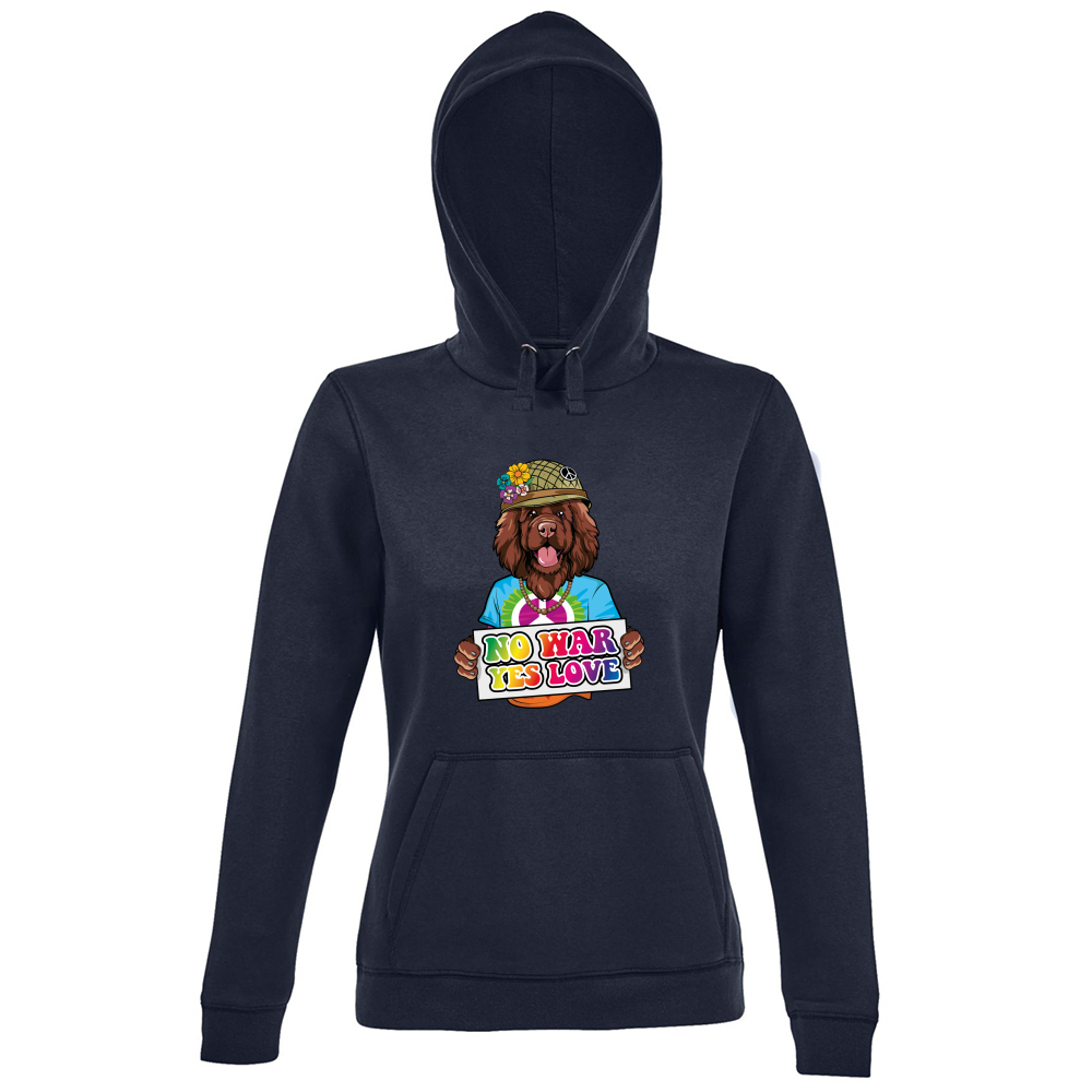 Hoodie Premium Women Blue Line