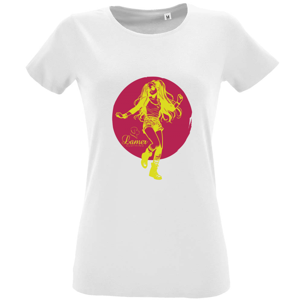 T-Shirt Women Fit Fille du soleil