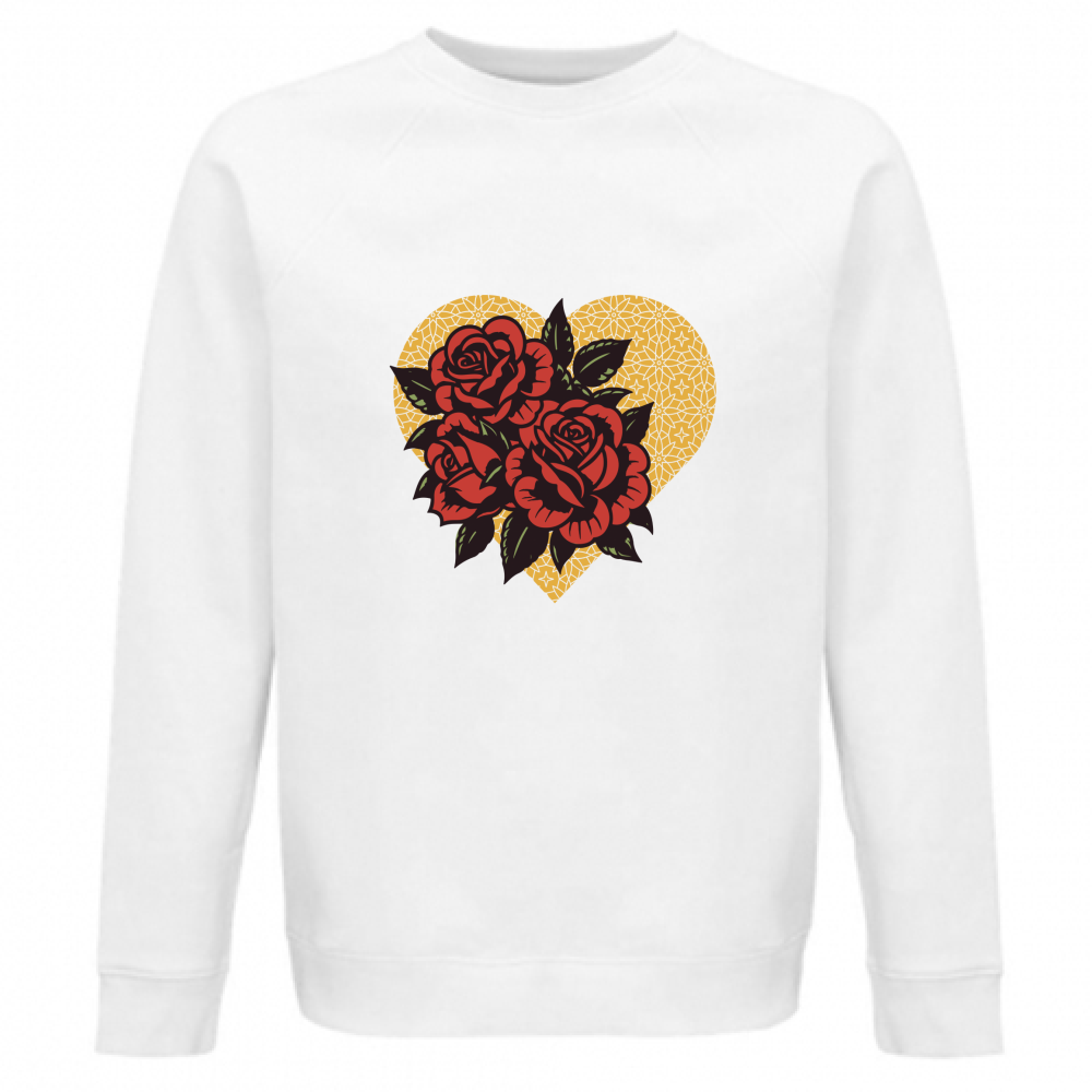 Felpa Unisex Organica Corazón Andaluz