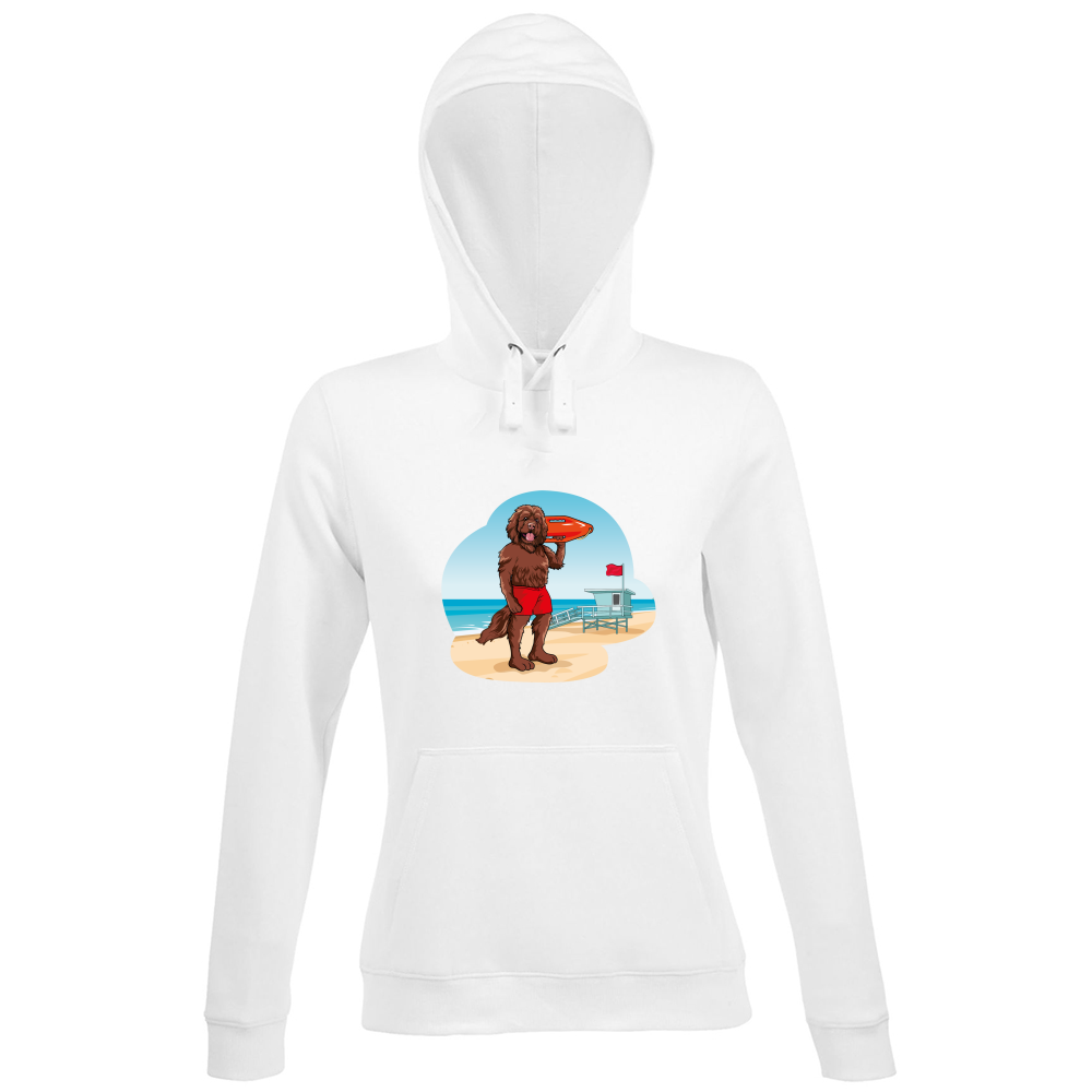 Hoodie Premium Women Blue Line