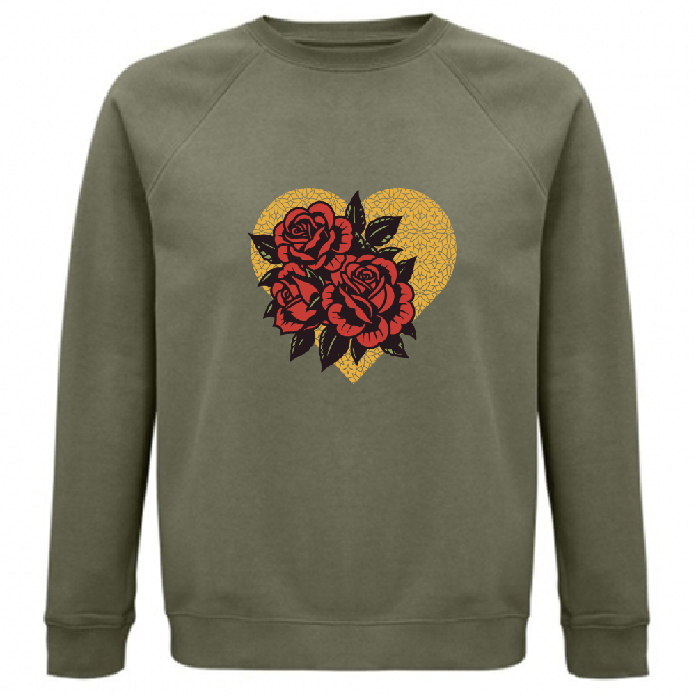 Felpa Unisex Organica Corazón Andaluz