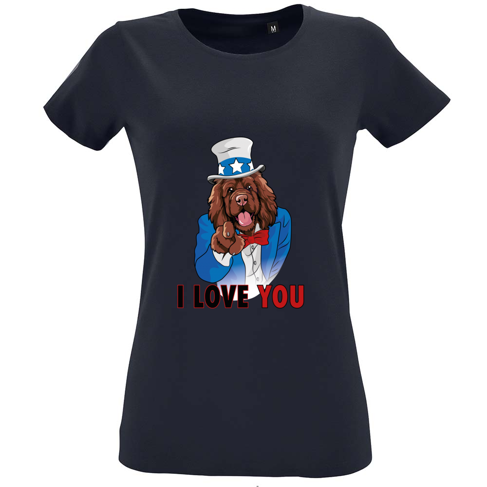 T-Shirt Women Fit Blue Line