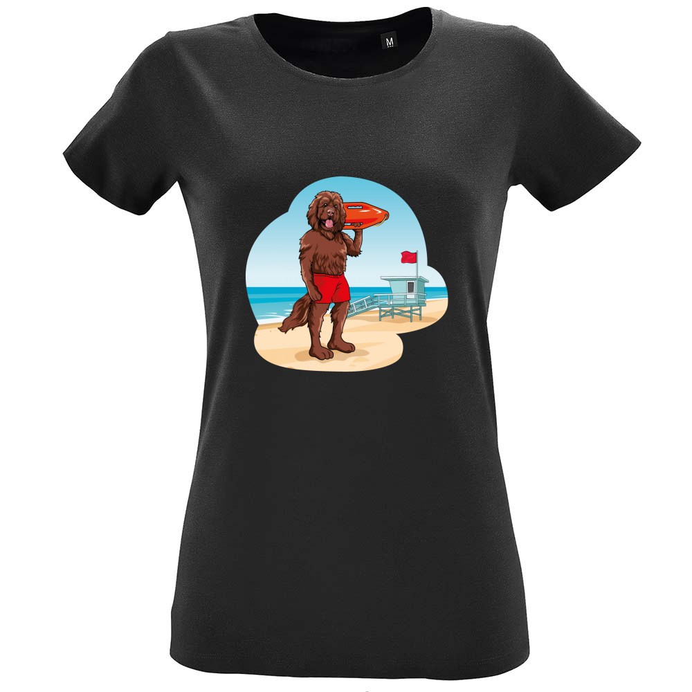 T-Shirt Women Fit Blue Line