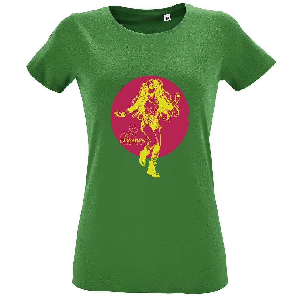 T-Shirt Women Fit Fille du soleil