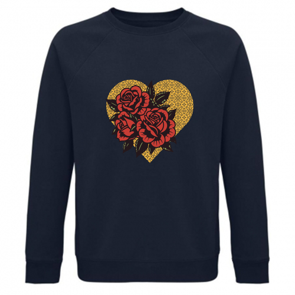 Felpa Unisex Organica Corazón Andaluz
