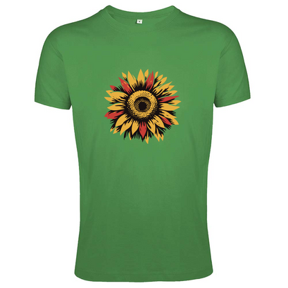 T-Shirt Men Fit Sun Flowers