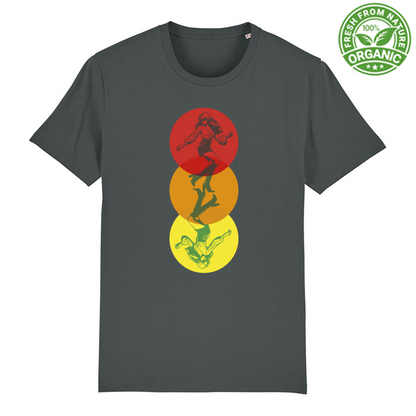 T-Shirt Unisex Premium Organic Dancing in the colours