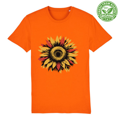 T-Shirt Unisex Premium Organic Sun Flowers