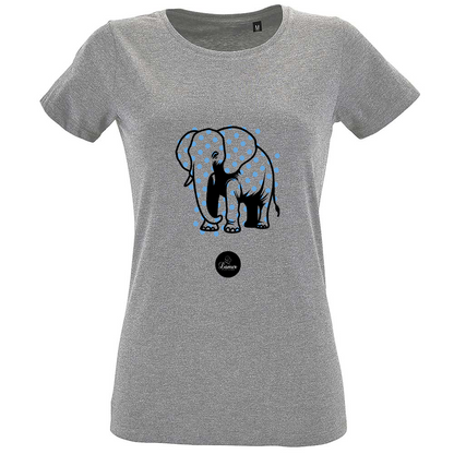 T-Shirt Women Fit Pois Elephant