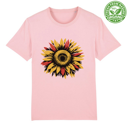 T-Shirt Unisex Premium Organic Sun Flowers