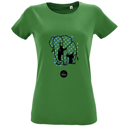 T-Shirt Women Fit Pois Elephant