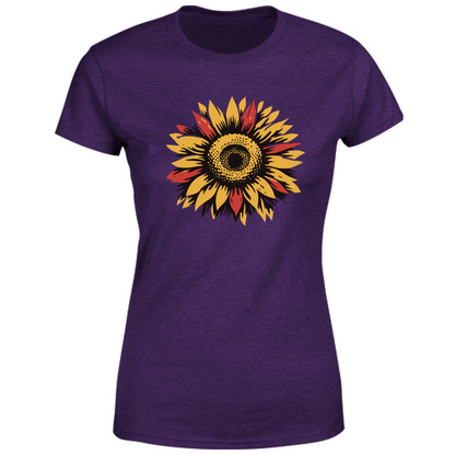 T-Shirt Donna Sun Flowers