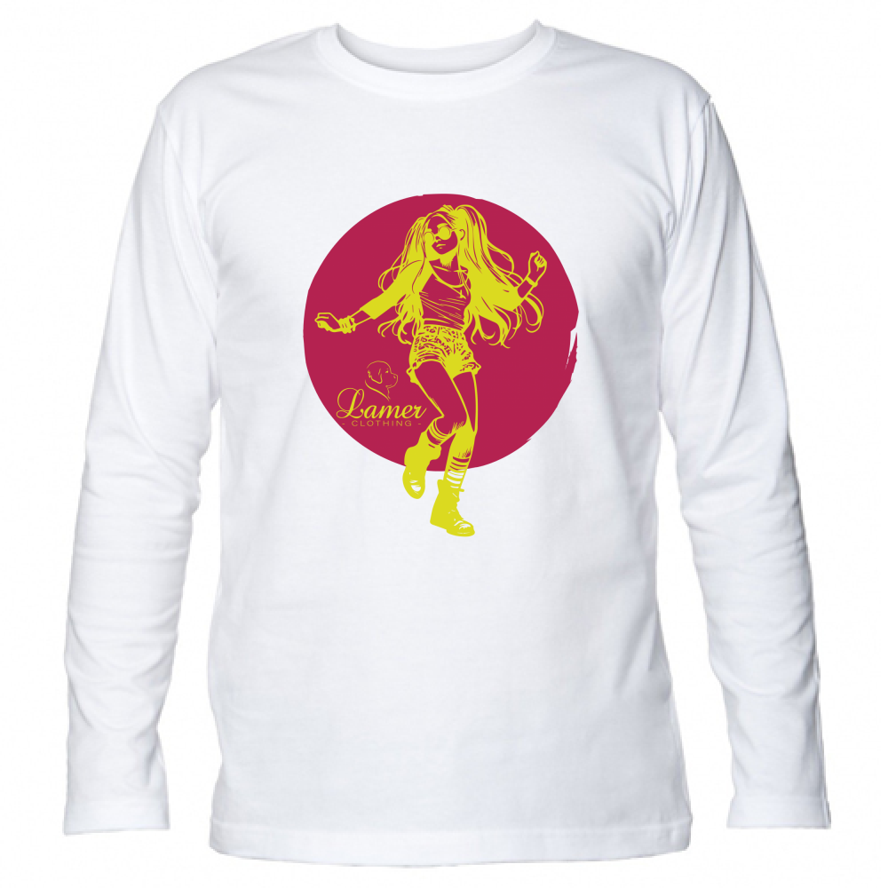 T-Shirt Unisex Manica Lunga Fille du soleil