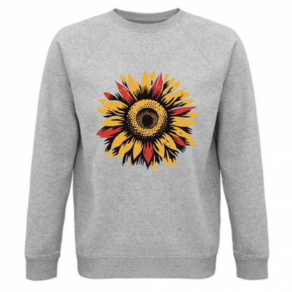 Felpa Unisex Organica Sun Flowers