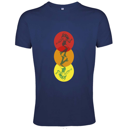 T-Shirt Men Fit Dancing in the Colours