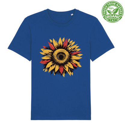 T-Shirt Unisex Premium Organic Sun Flowers