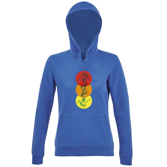 Hoodie Premium Women Dancing in the Colours