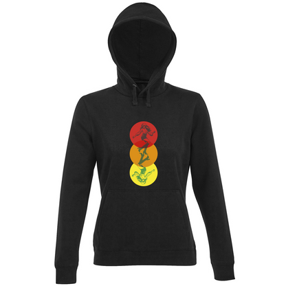 Hoodie Premium Women Dancing in the Colours