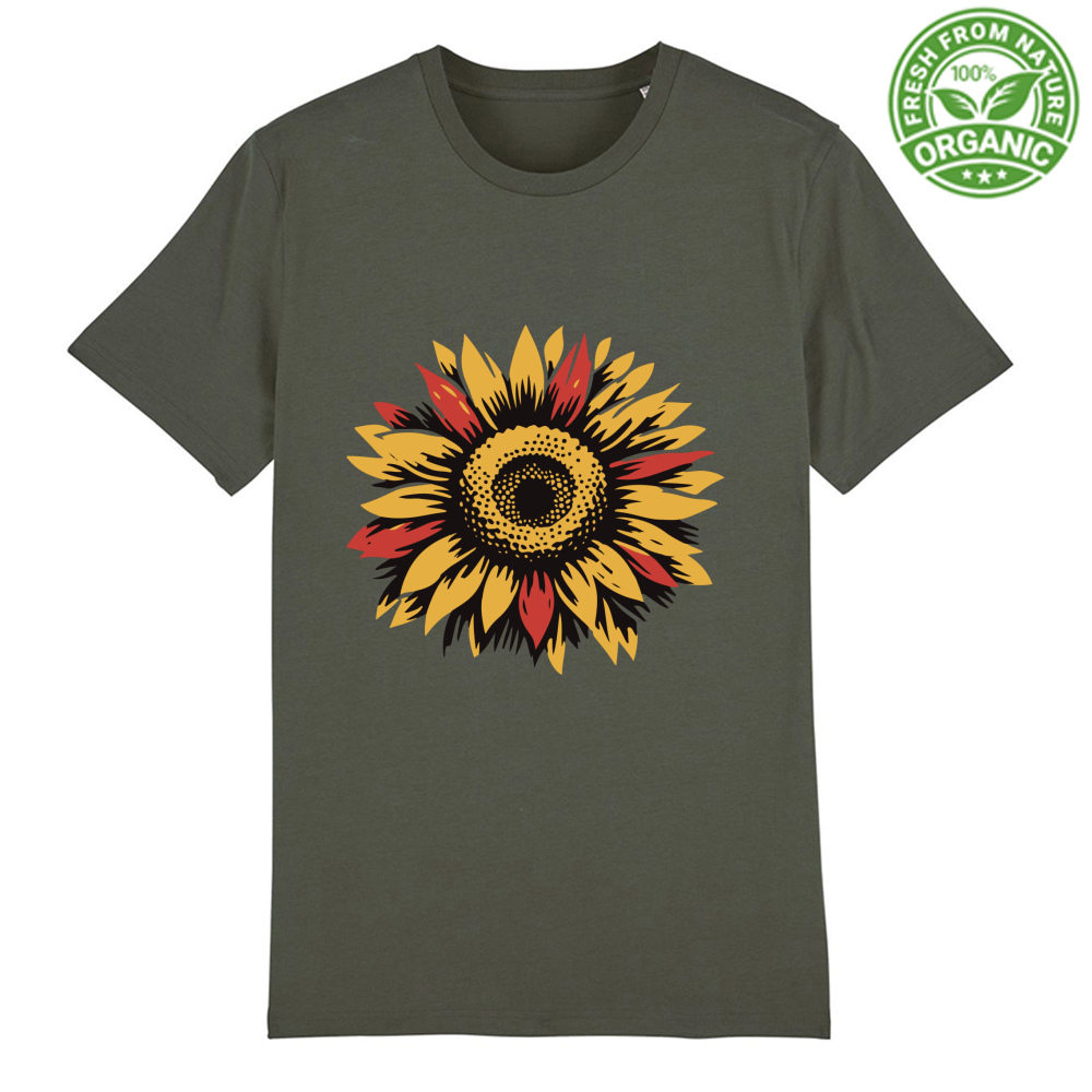 T-Shirt Unisex Premium Organic Sun Flowers