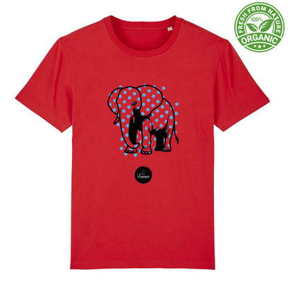 T-Shirt Unisex Premium Organic Pois Elephant