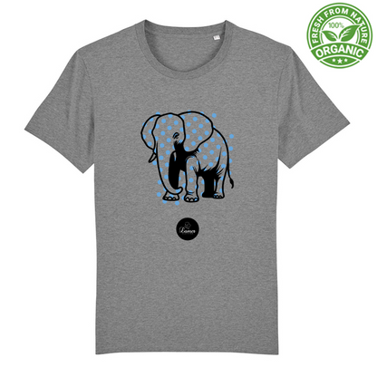 T-Shirt Unisex Premium Organic Pois Elephant