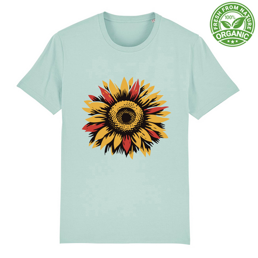 T-Shirt Unisex Premium Organic Sun Flowers