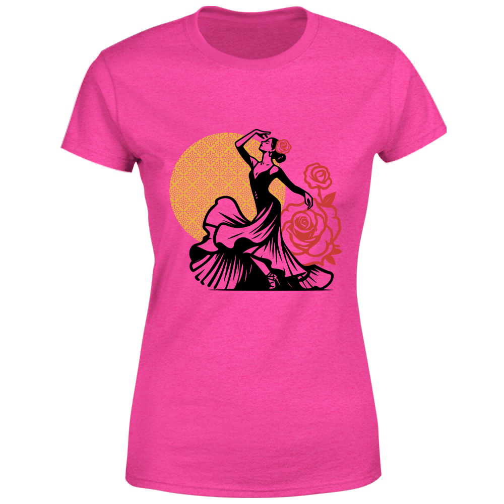 T-Shirt Donna Bailaora Flamenca