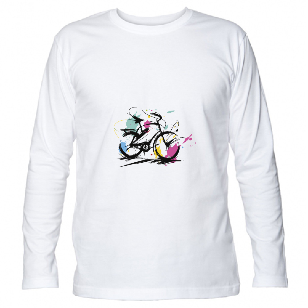 T-Shirt Manica Lunga Vélo Fantasia