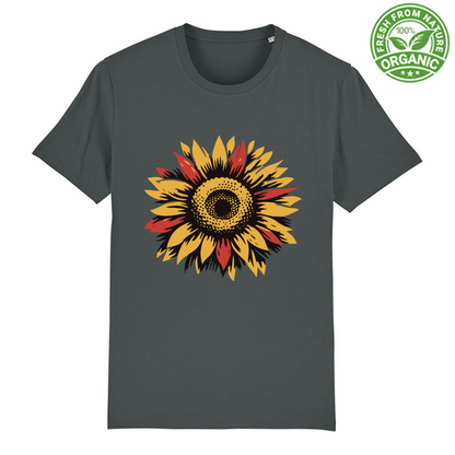 T-Shirt Unisex Premium Organic Sun Flowers