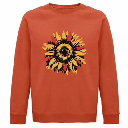 Felpa Unisex Organica Sun Flowers