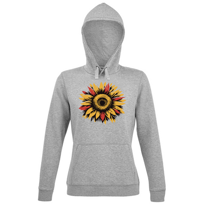 Hoodie Premium Women Sun Flowers