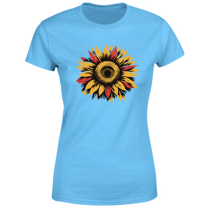 T-Shirt Donna Sun Flowers