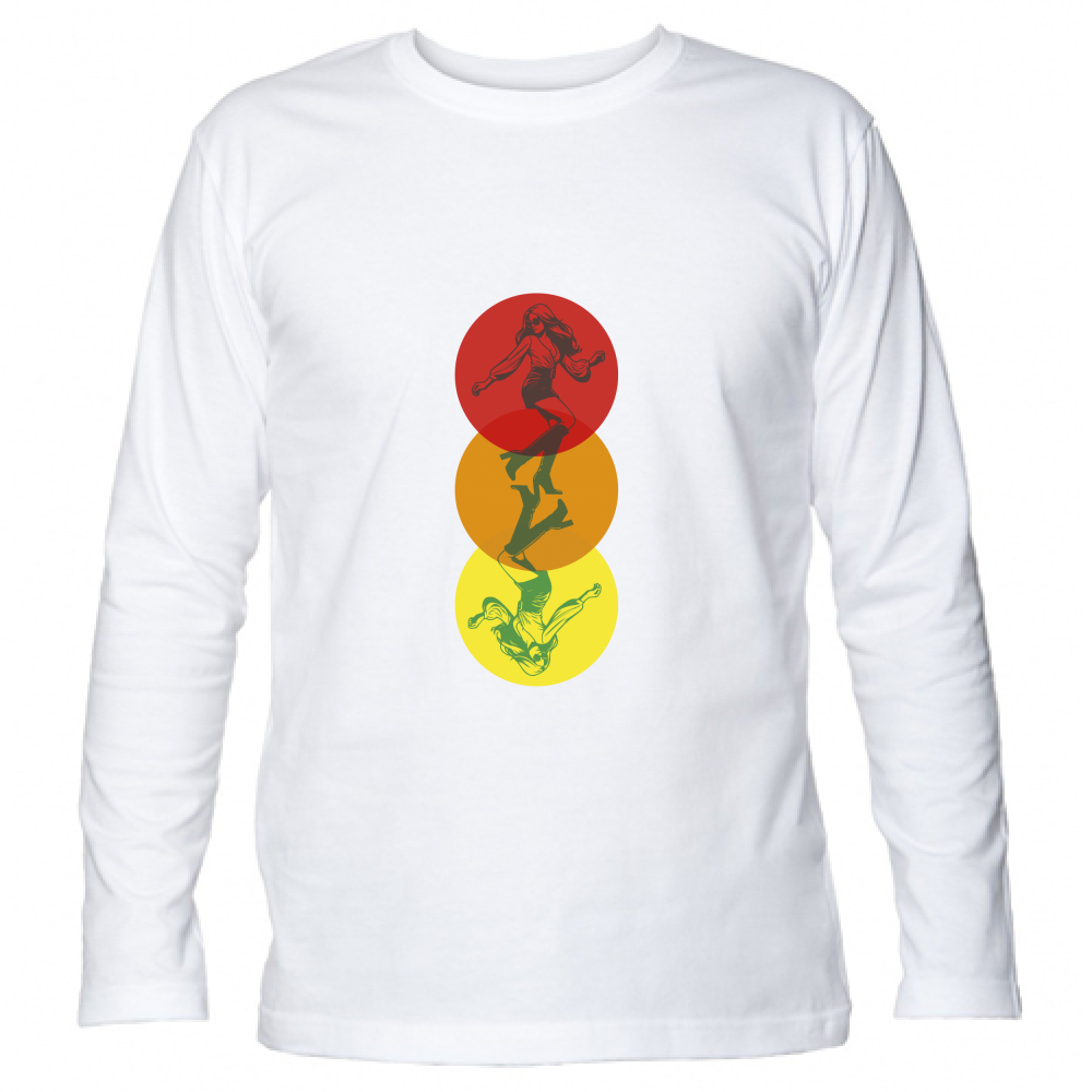 T-Shirt Unisex Manica Lunga Dancing in the Colours