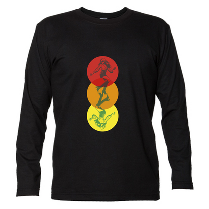 T-Shirt Unisex Manica Lunga Dancing in the Colours