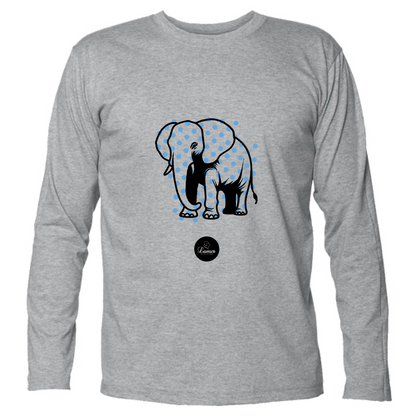 T-Shirt Unisex Manica Lunga Pois Elephant