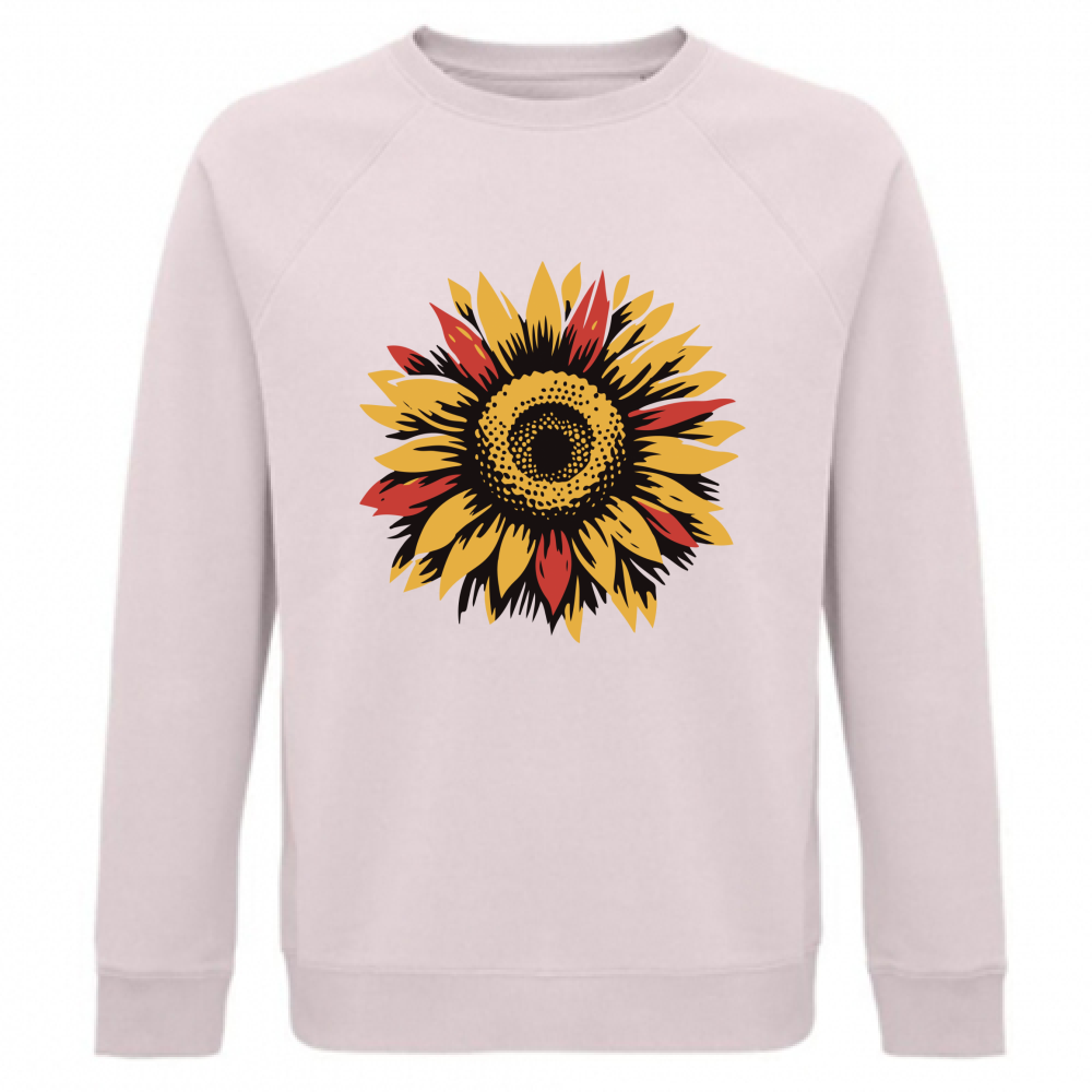 Felpa Unisex Organica Sun Flowers