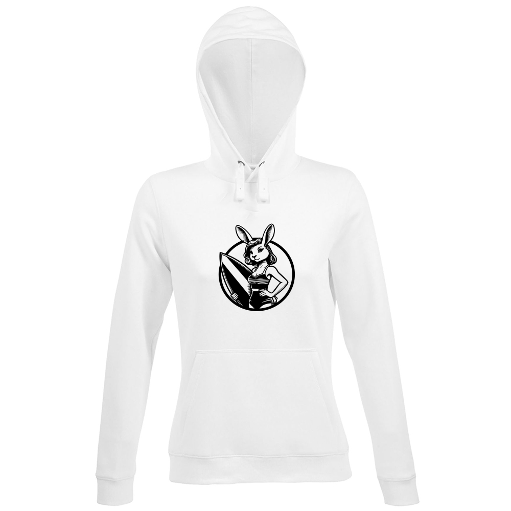 Hoodie Premium Women Surfin' in La Mer