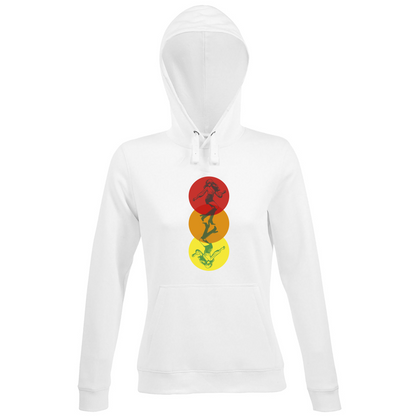 Hoodie Premium Women Dancing in the Colours