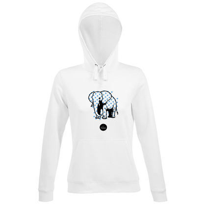 Hoodie Premium Women Pois Elephant