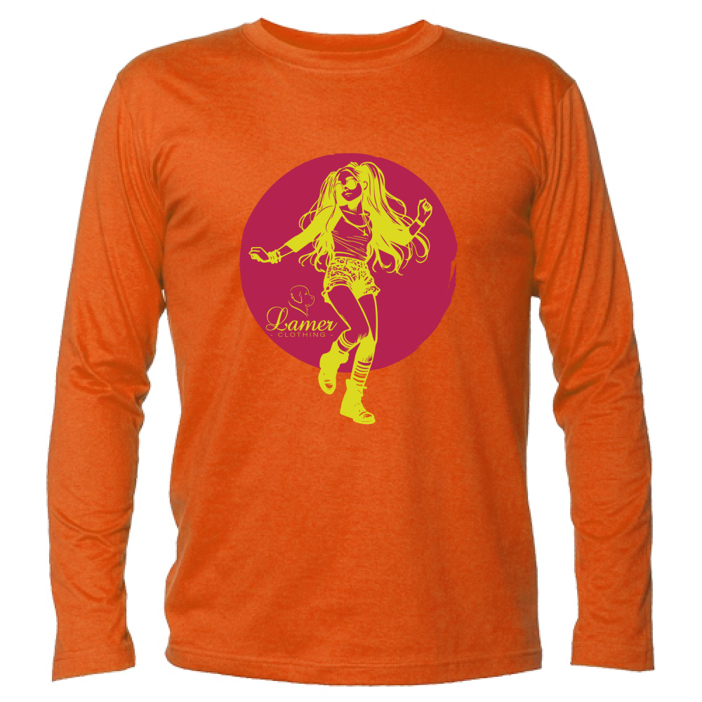 T-Shirt Unisex Manica Lunga Fille du soleil