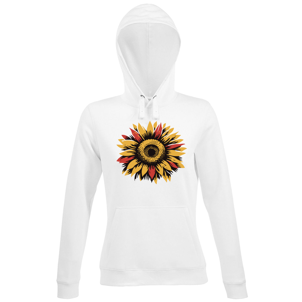 Hoodie Premium Women Sun Flowers