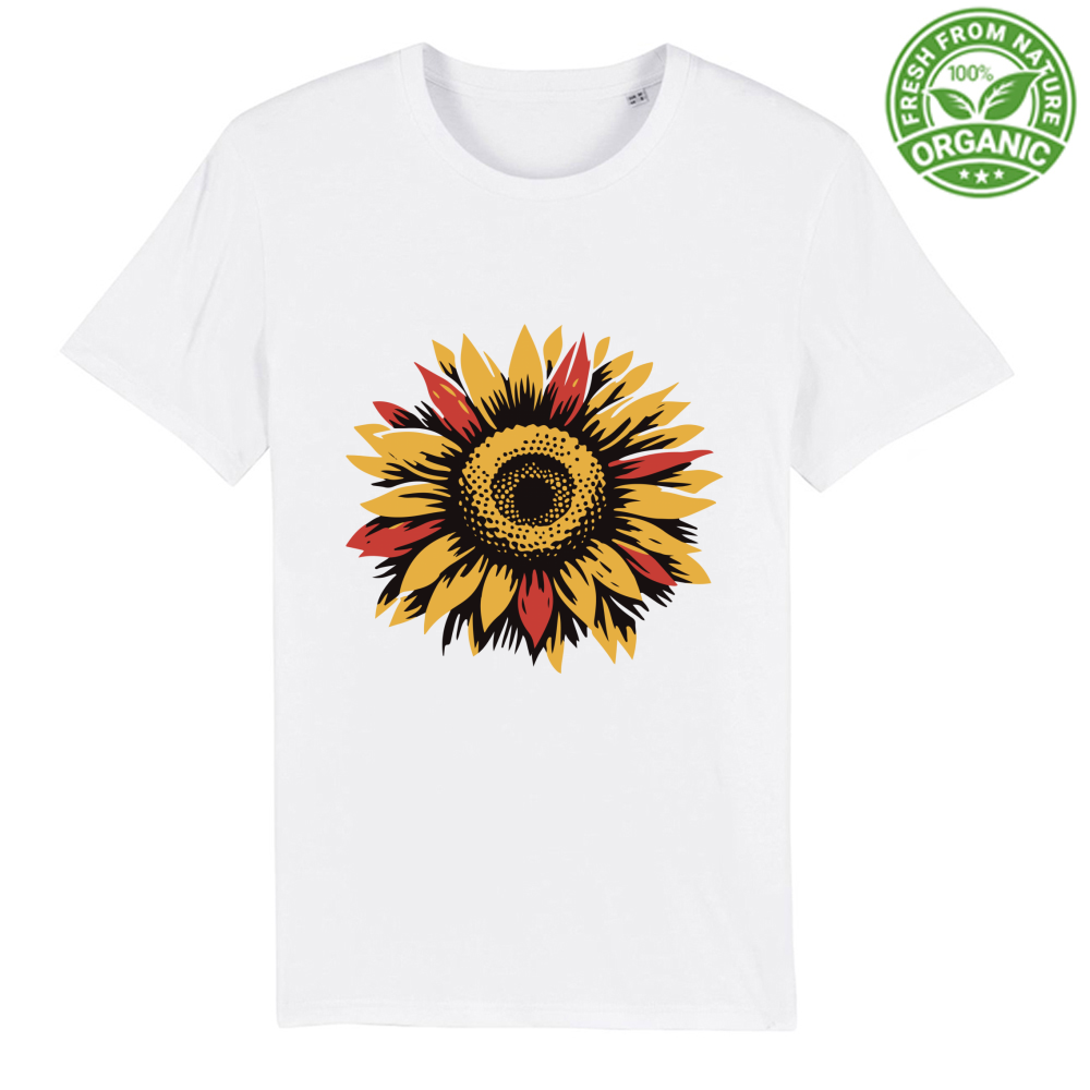 T-Shirt Unisex Premium Organic Sun Flowers