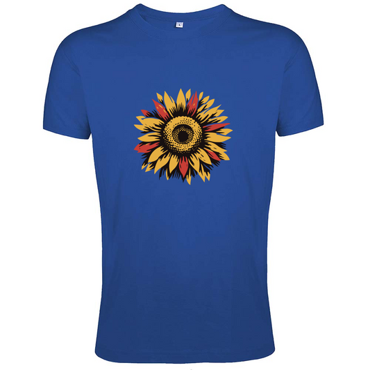 T-Shirt Men Fit Sun Flowers